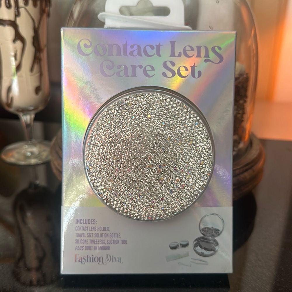 NEW bling contact lens care kit
